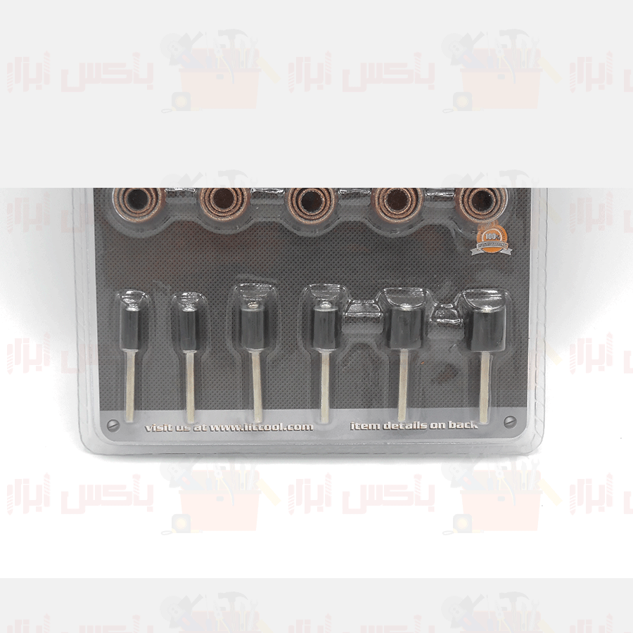 ست سنباده و لاستیک مینیاتوری 51 عددی — تصویر ۳