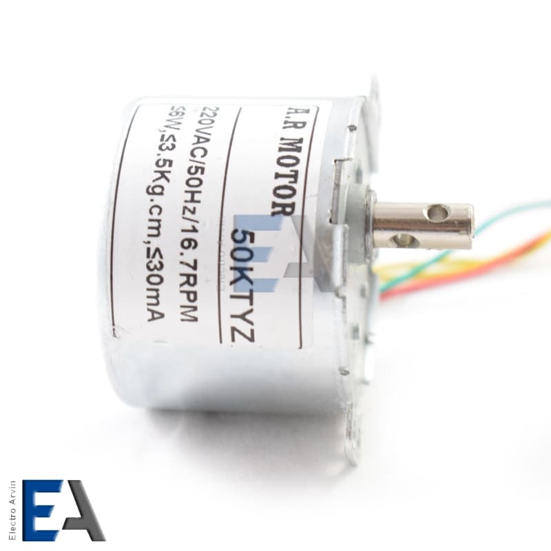 موتور 220 ولت گیربوکس دار 16.7RPM — تصویر ۲