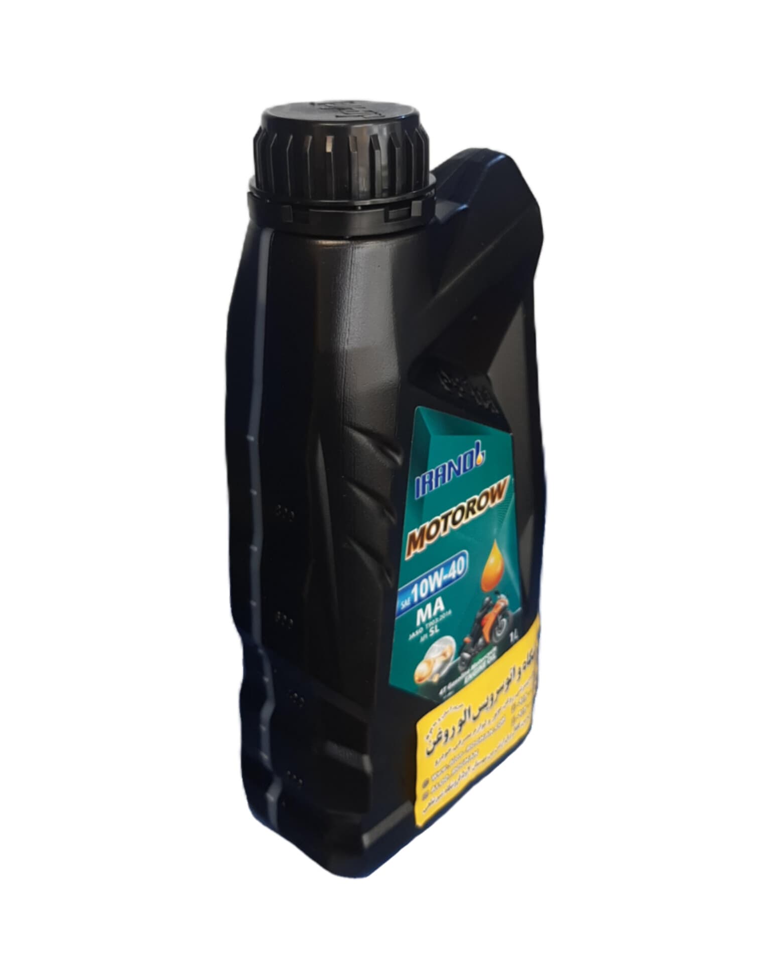 روغن موتور سیکلت ایرانول موتورو MA 10W40 (یک لیتری) SL — تصویر ۳