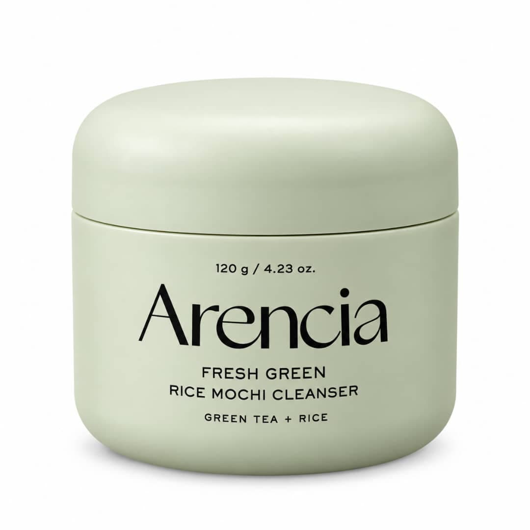 فوم شوینده چای سبز و برنج آرانسیا FRESH GREEN RICE MOCHI CLEANSING Arencia