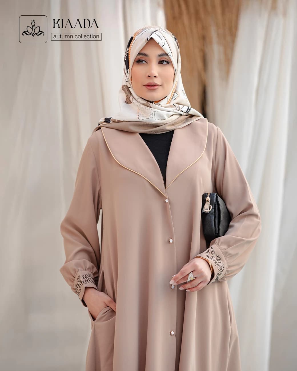 مانتو زنانه جلو باز مدل نگار — تصویر ۷