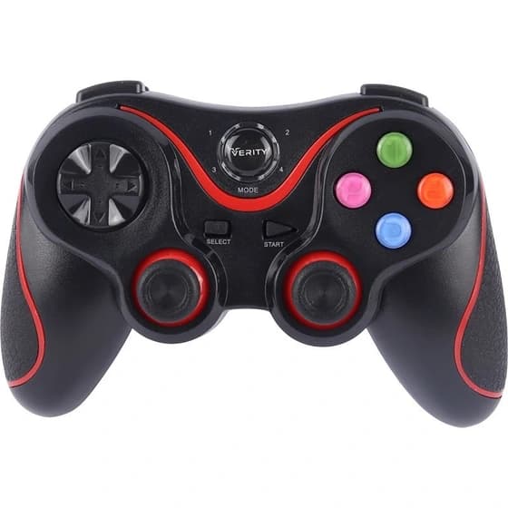 دسته بازی بی سیم وریتی مدل V-J4113W تک شوک دار — تصویر ۶