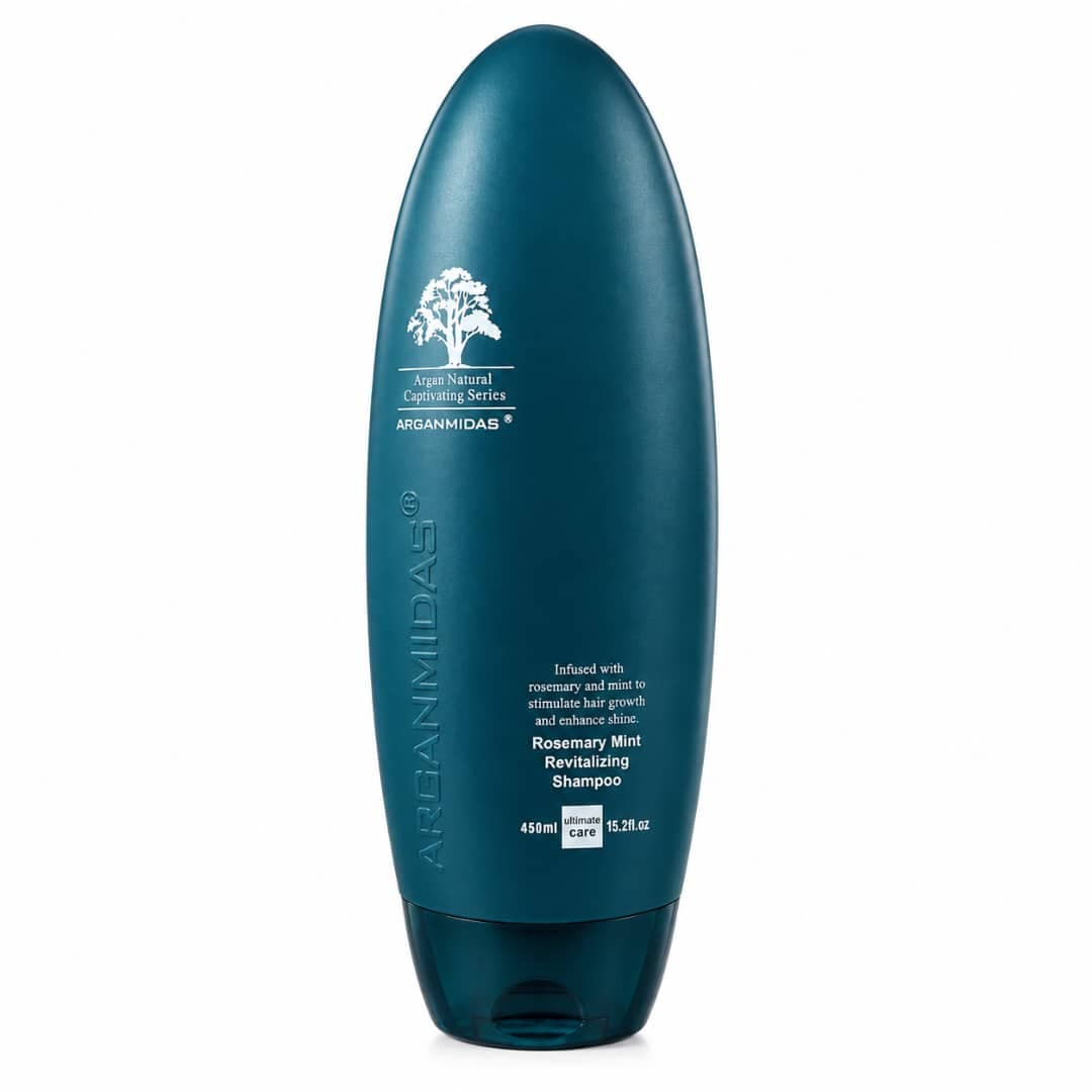 شامپو رزماری و نعنا آرگان میداس Shampoo Rosemary Mint Revtalizing ARGAN MIDAS