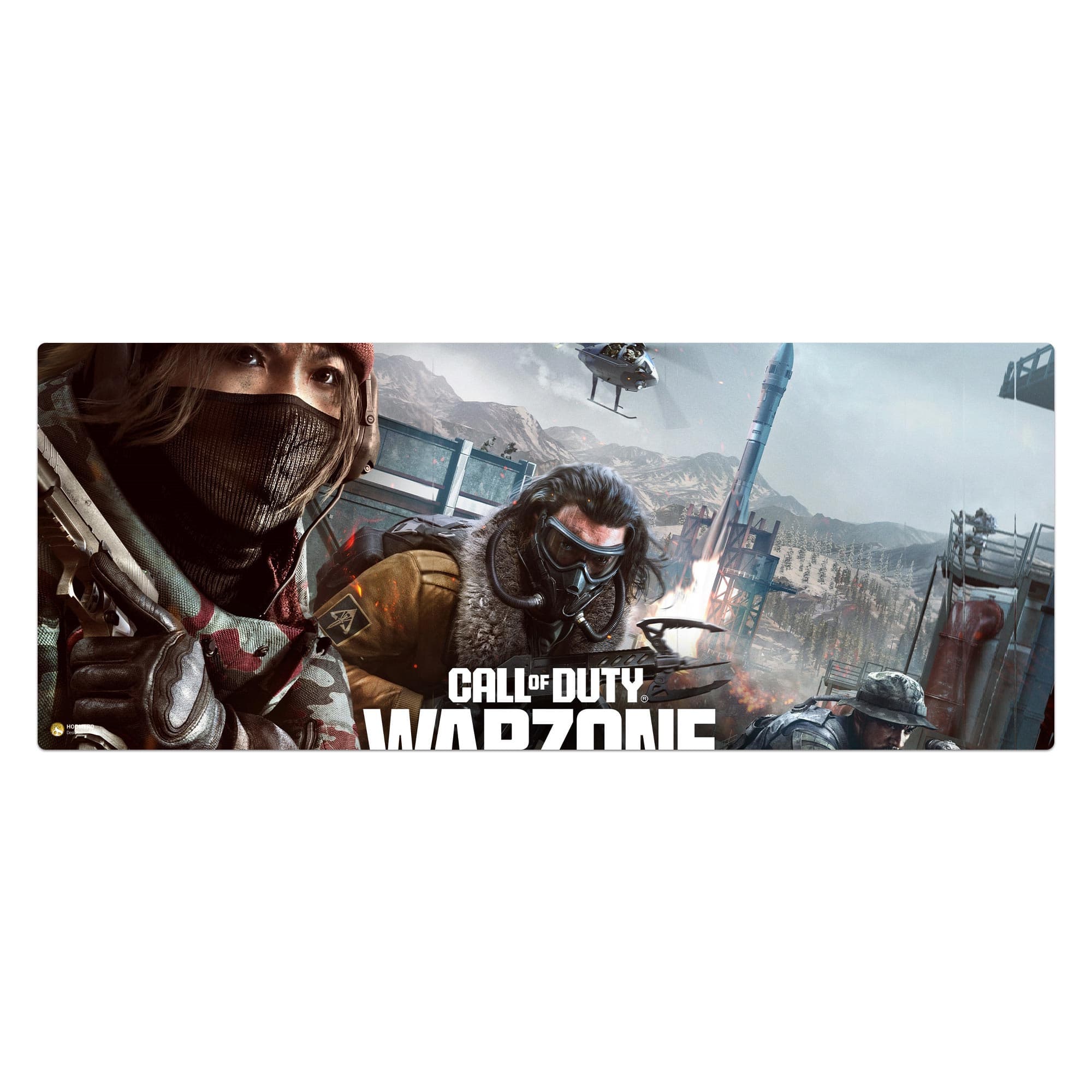 دسک پد هومرو مدل HX074 طرح کالاف دیوتی Call of Duty سایز 40×100 سانتیمتر