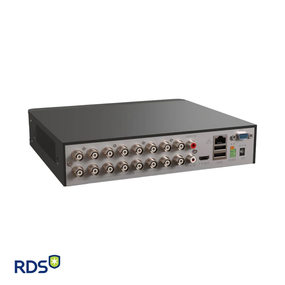 دستگاه 16 کانال 5 مگاپیکسل ضبط دوربین مداربسته RDS مدل XVR3-1HD-16CH-G3 — تصویر ۲