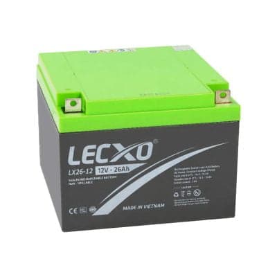 باتری 12 ولت 26 آمپر-لکسو-LECXO