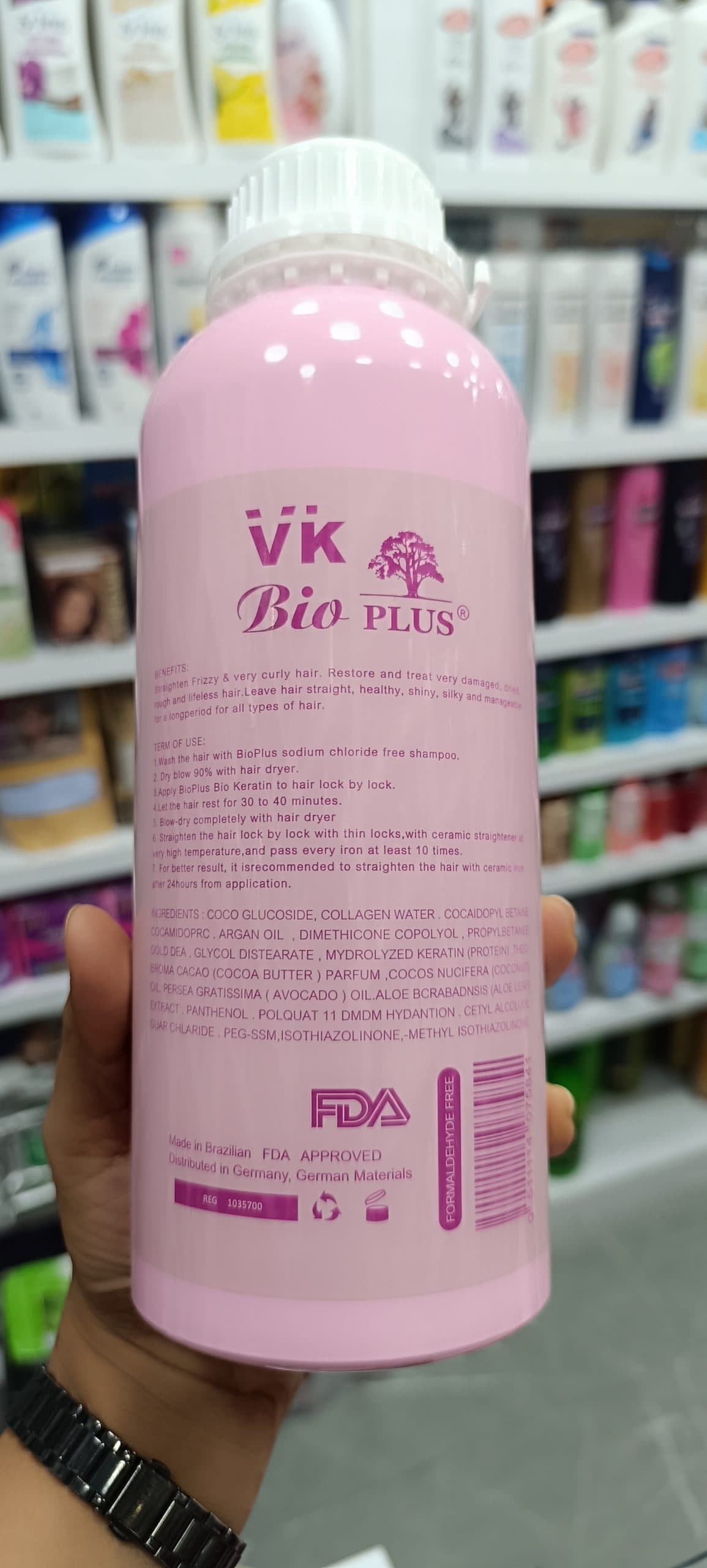 کراتین وی کی بیوپلاس صورتی KERATEN Bio PLUS VK. — تصویر ۳