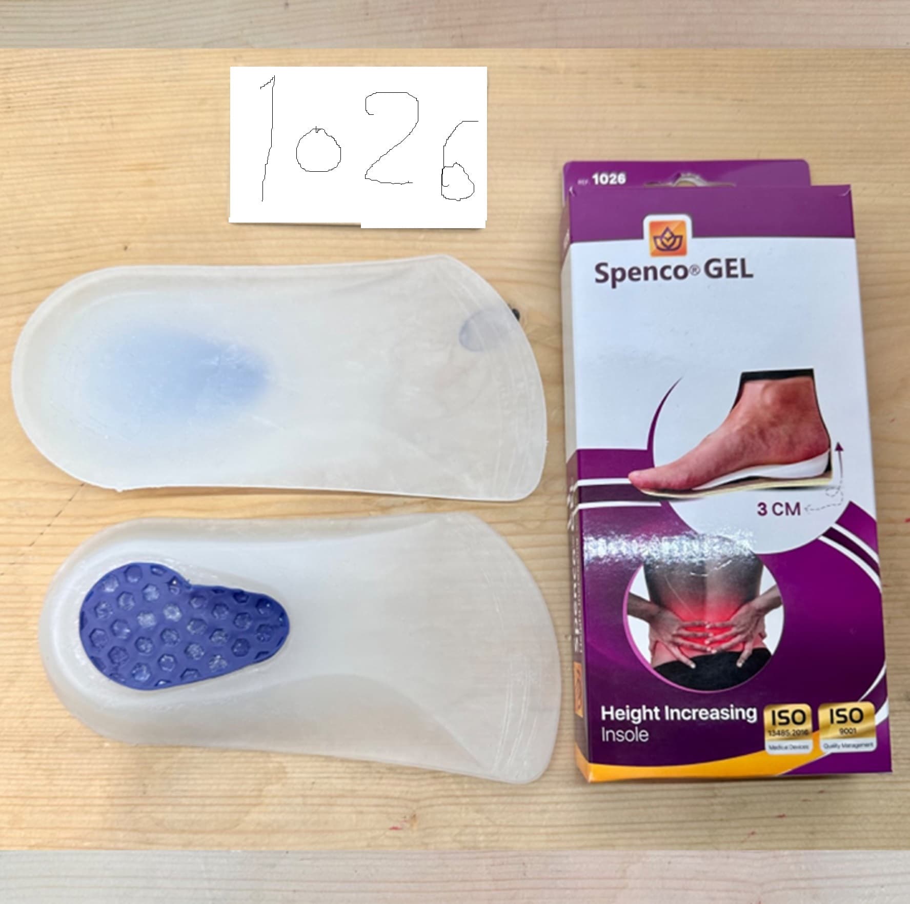 نیم کفی طبی کمر درد ، افزایش قد SPENCO GEL 1026 — تصویر ۲