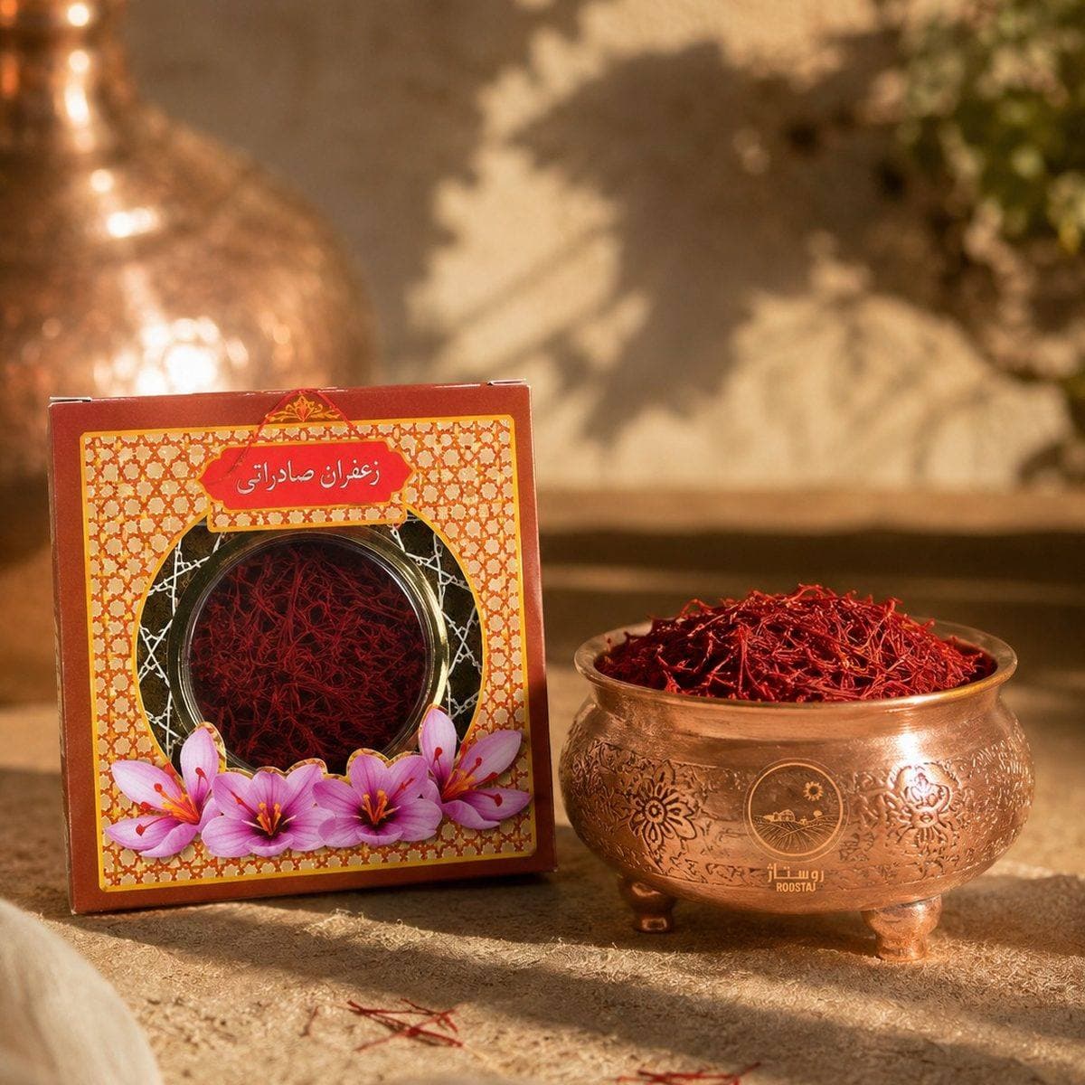 زعفران سرگل قاینات ۱ مثقال | بسته لوکس — تصویر ۷