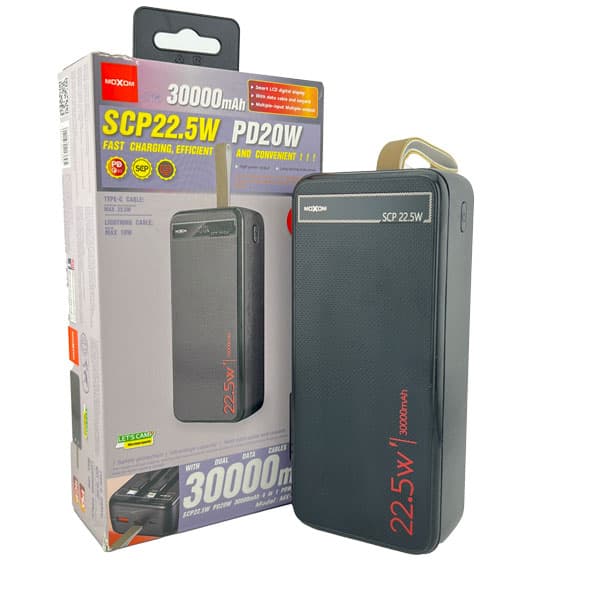 پاوربانک سوپر شارژ 30000 میلی آمپر moxom mx-pb156