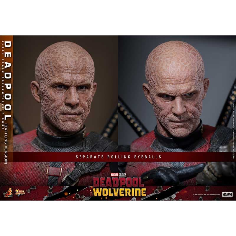اکشن فیگر 1/6 ددپول از فیلم Deadpool & Wolverine برند Hot Toys — تصویر ۷
