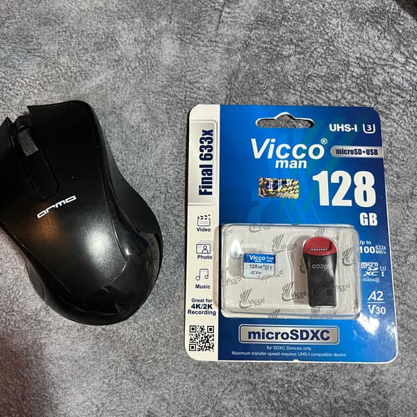 مموری کارت حافظه microSD ویکومن VICCO Final 633X ظرفیت 128 گیگ — تصویر ۲