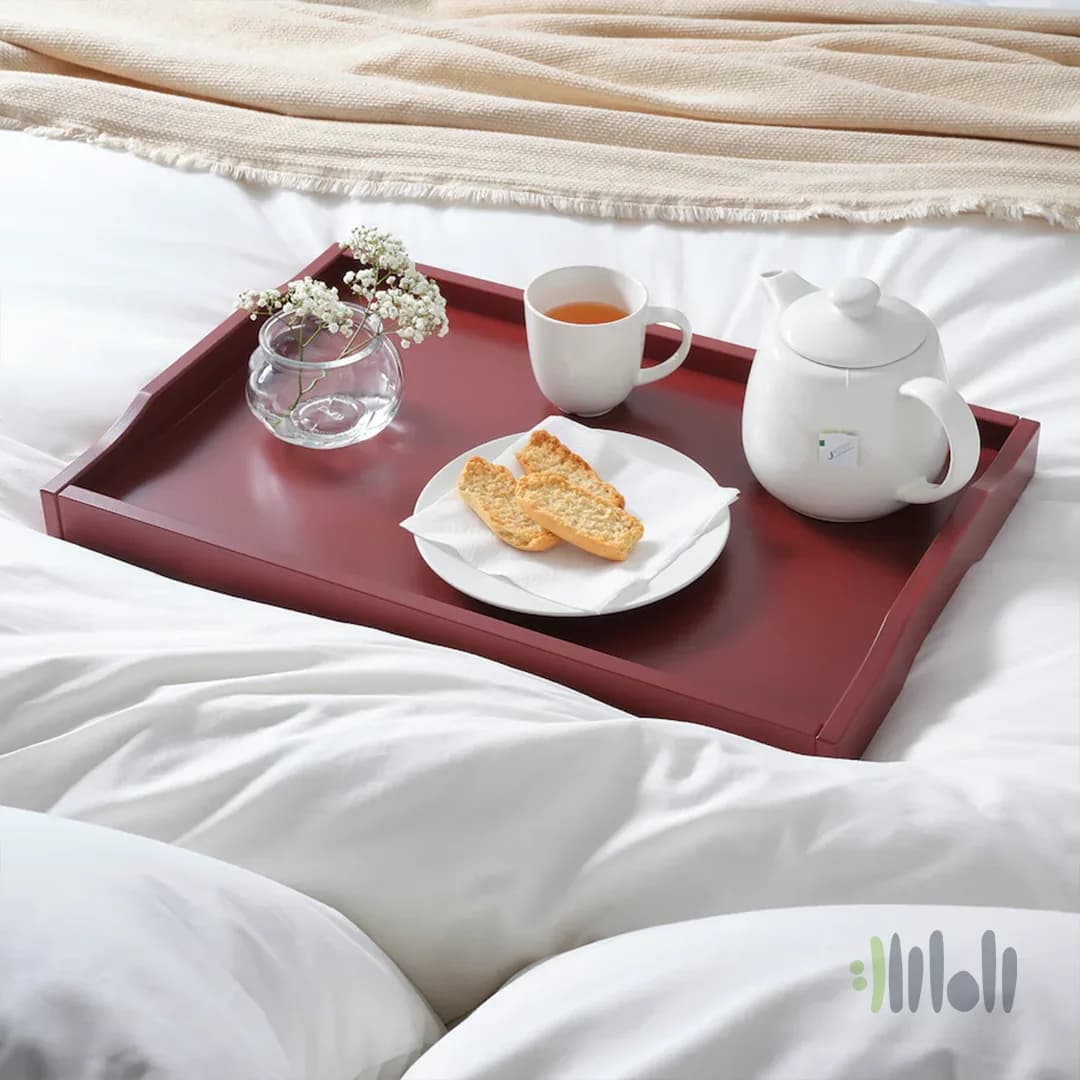 میز عسلی قرمز ایکیا MARYD — تصویر ۳