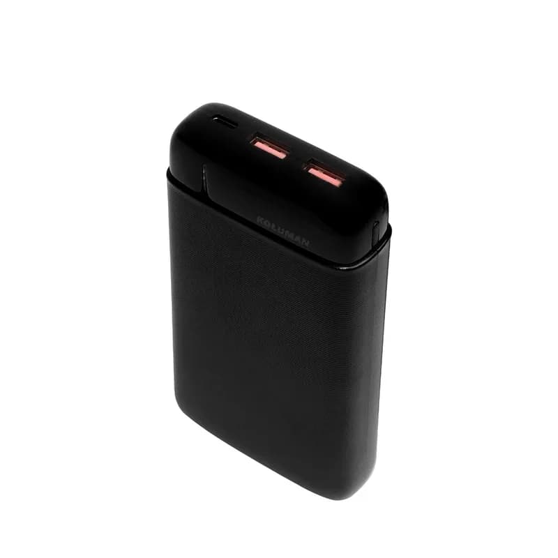 پاوربانک کلومن مدل KP-010 20W ظرفیت 20000 میلی آمپر ساعت مشکی گارانتی 12 ماهه تکنوپاز — تصویر ۳