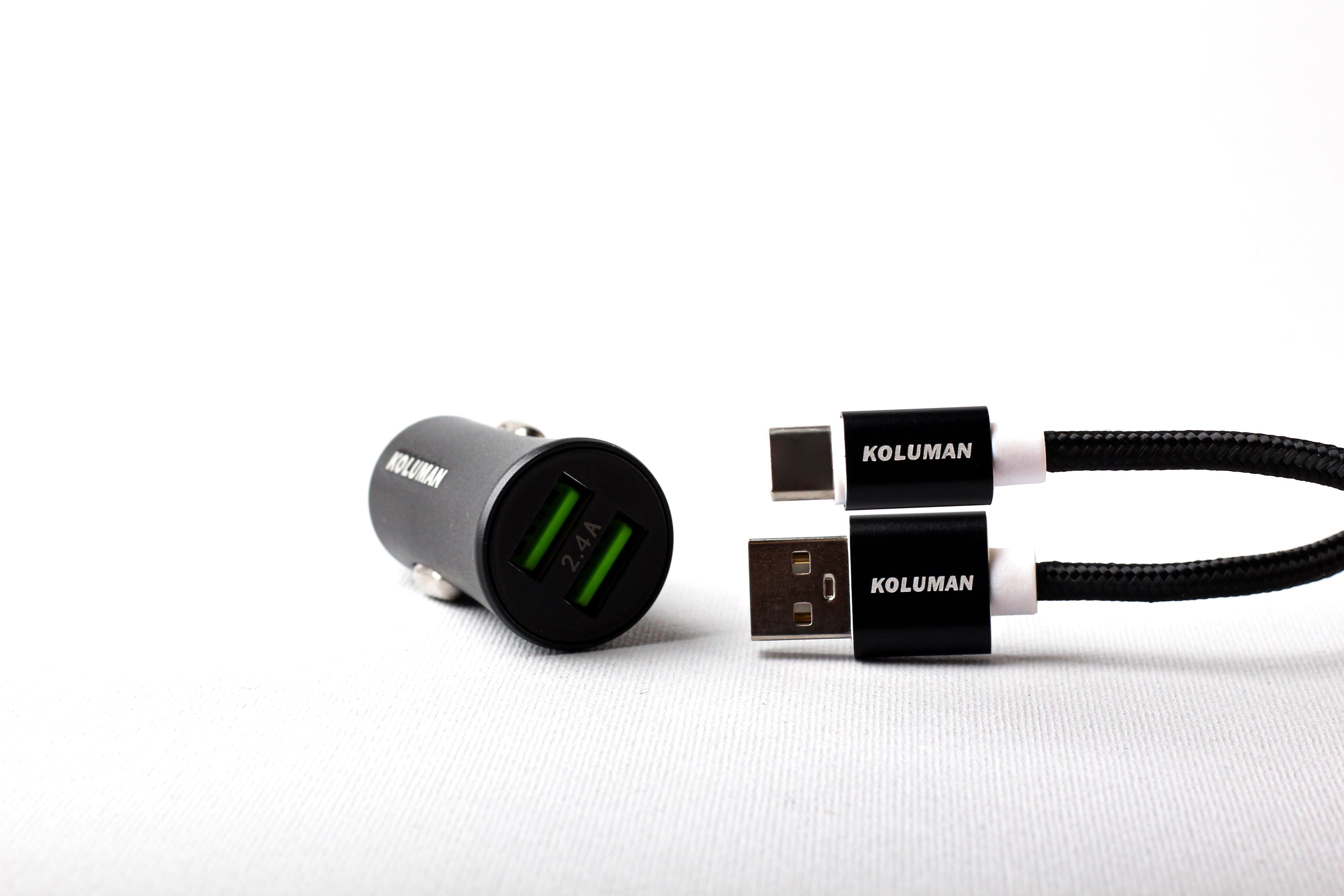 شارژر فندکی کلومن مدل KC – C04 به همراه کابل MICROUSB خاکستری گارانتی 12 ماهه تکنوپاز — تصویر ۶