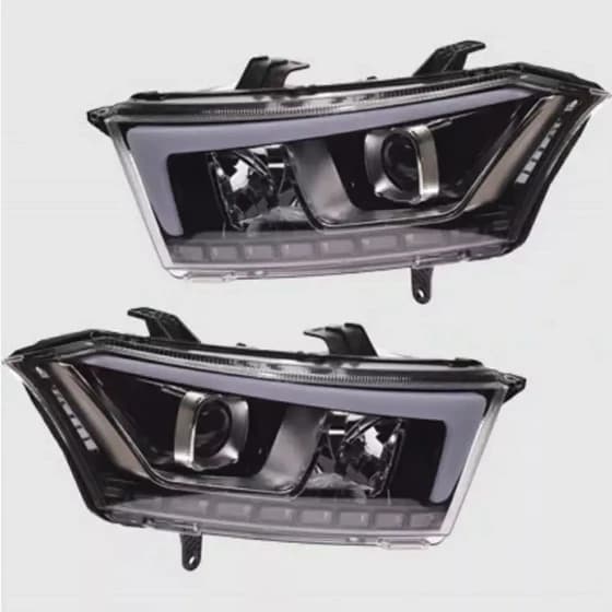 چراغ جلو دنا پلاس کامل با لامپ و LED مدرن سمت چپ