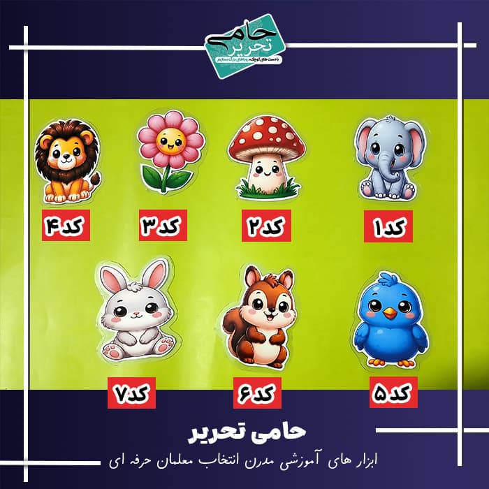 ابزار آموزشي پک شمارشي در 7 طرح جذاب