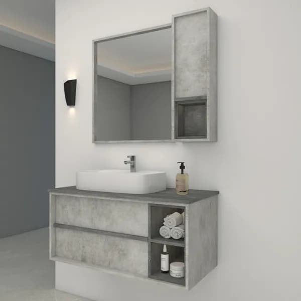 روشویی کابینتی دیواری مدل تینو 100