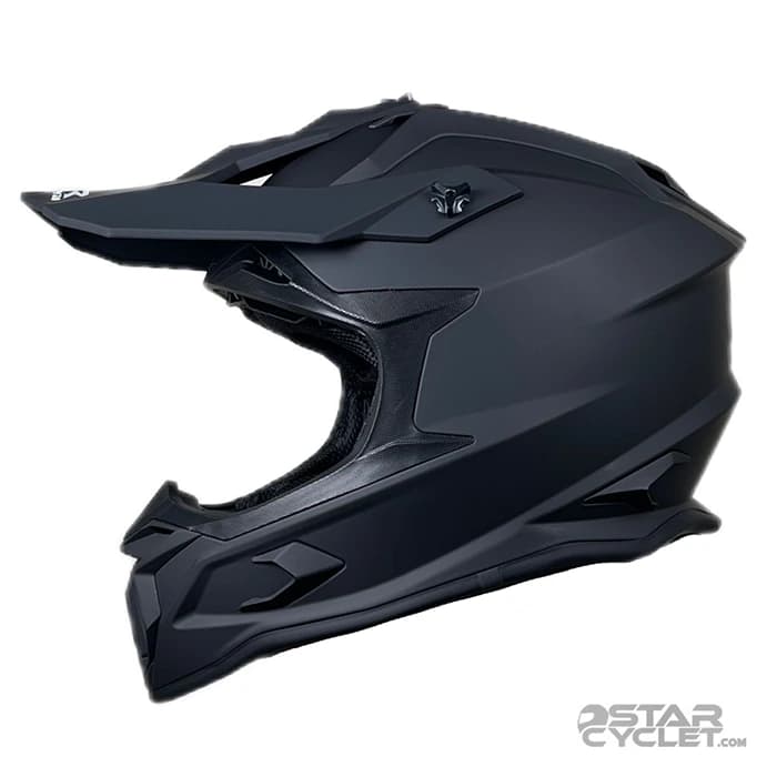 کلاه کاسکت کراسی RAPIDO مدل 635 MATT BLACK — تصویر ۶