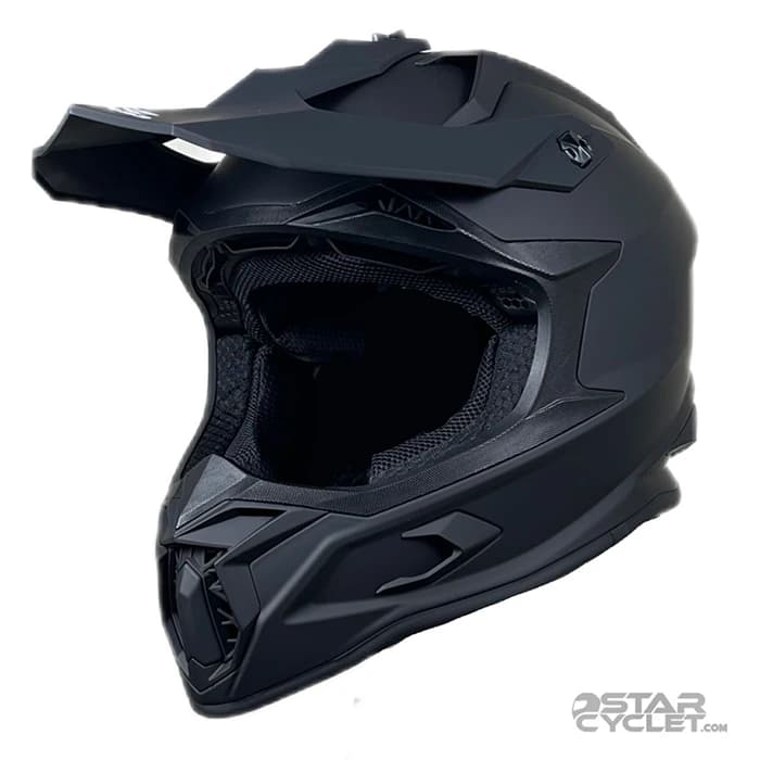 کلاه کاسکت کراسی RAPIDO مدل 635 MATT BLACK — تصویر ۵