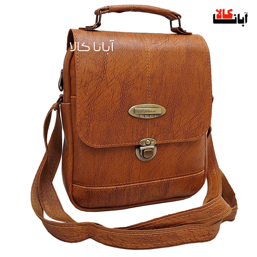 کیف رودوشی مردانه قفل دار سایز متوسط کد 8814