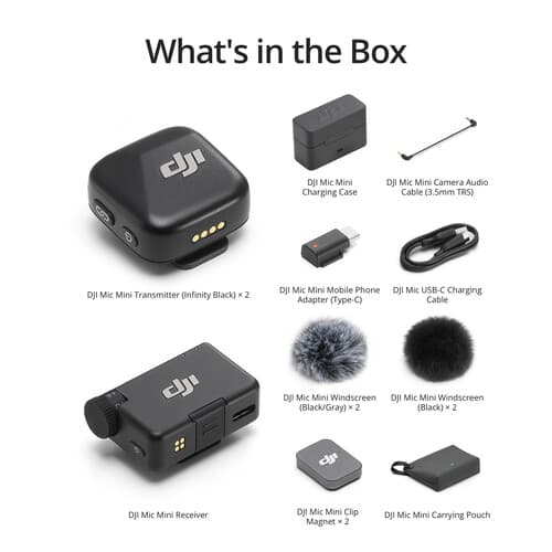 میکروفن بیسیم دی جی آی DJI Mic Mini برای موبایل و دوربین — تصویر ۲