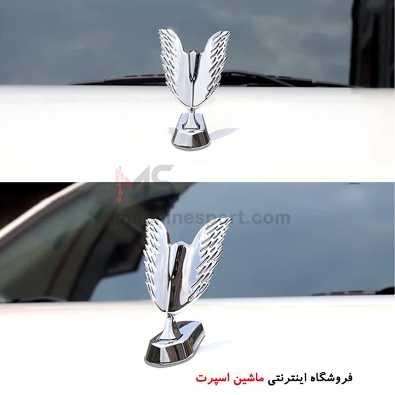 آرم ایستاده بال فرشته روی کاپوت — تصویر ۵
