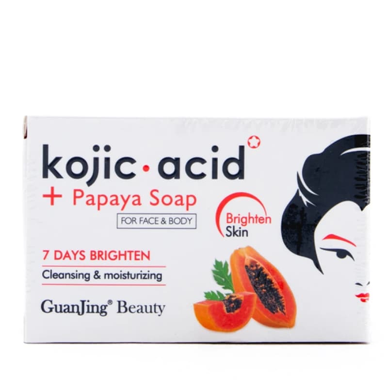 صابون کوجیک اسید پاپایا، روشن کننده قوی صورت و بدن (120 گرم)