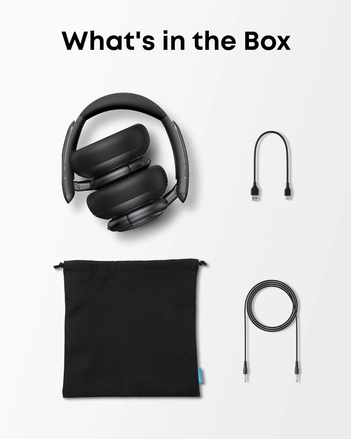 هدفون بلوتوثی انکر مدل Soundcore Life Q30 A3028013 | نویز کنسلینگ هیبریدی، 40 ساعت شارژدهی و صدای Hi-Res — تصویر ۳