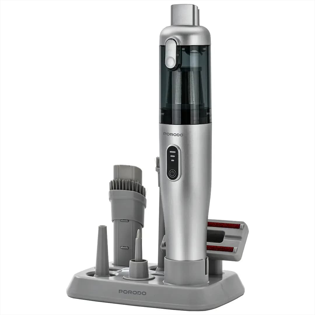 جارو شارژی و بلوور 9 کاره پرودو مدل Porodo 9-in-1 Blower & Vacuum Cleaner PD097GY | موتور 124000 دور — تصویر ۸