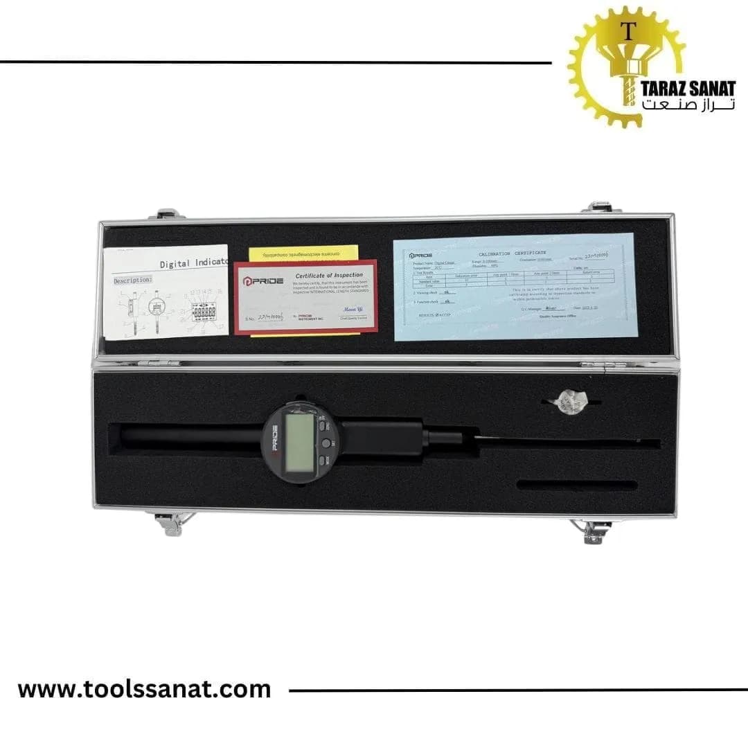 ساعت اندیکاتور دیجیتال کورس 100 میلیمتر دقت ۱هزارم P5004-100A