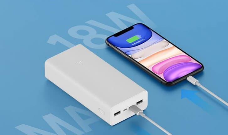 پاوربانک 30000 میلی آمپر xiaomiمدل PB3018ZM — تصویر ۴