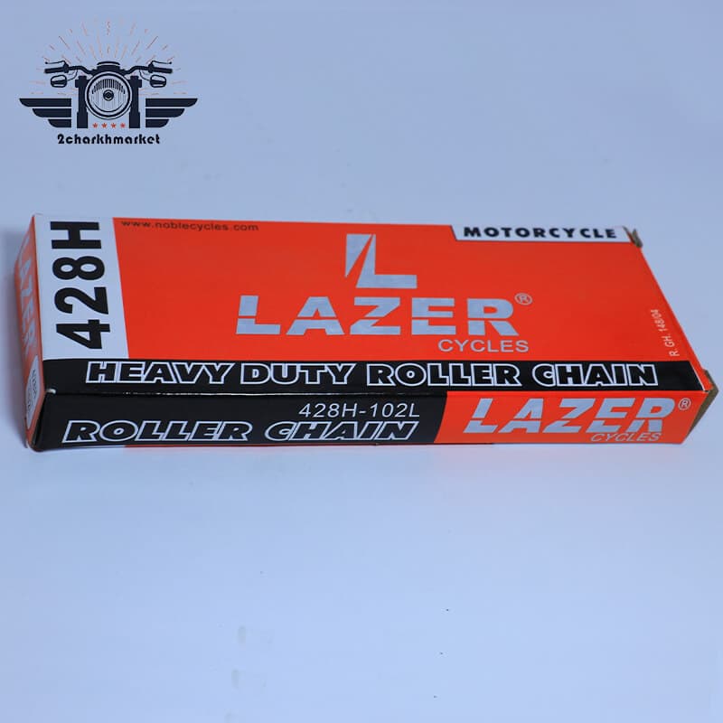 زنجیر موتورسیکلت سایز 428H – 102L برند لیزر