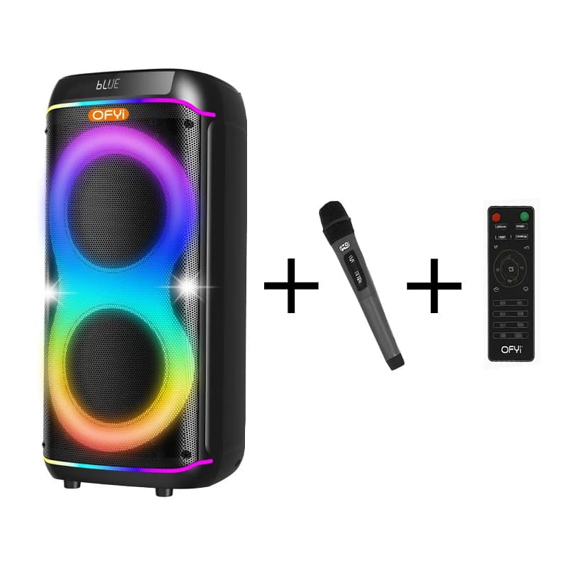 اسپیکر , پارتی باکس چرخدار OFYi مدل SK-02 (اصلی و قابل رقابت با JBL) — تصویر ۳