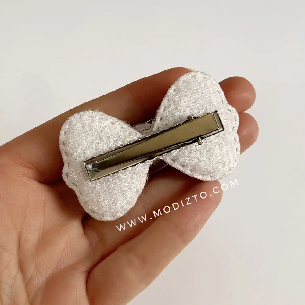 گیره مو انبری فلزی فانتزی بسته 12 عددی عمده — تصویر ۲