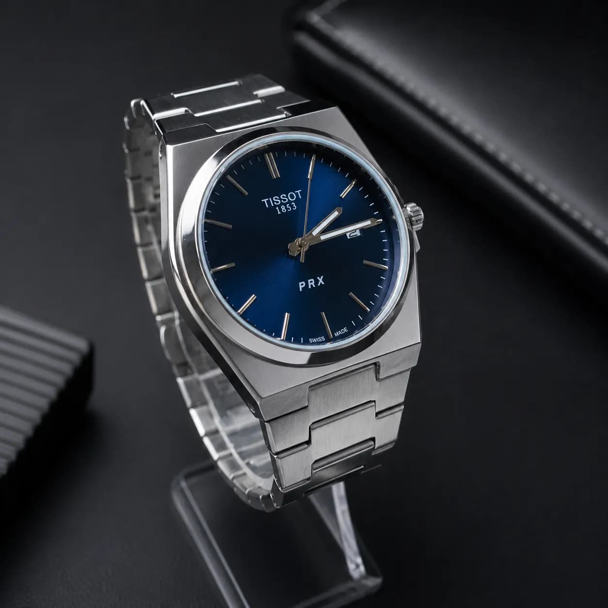 ساعت مچی مردانه Tissot PRX صفحه آبی