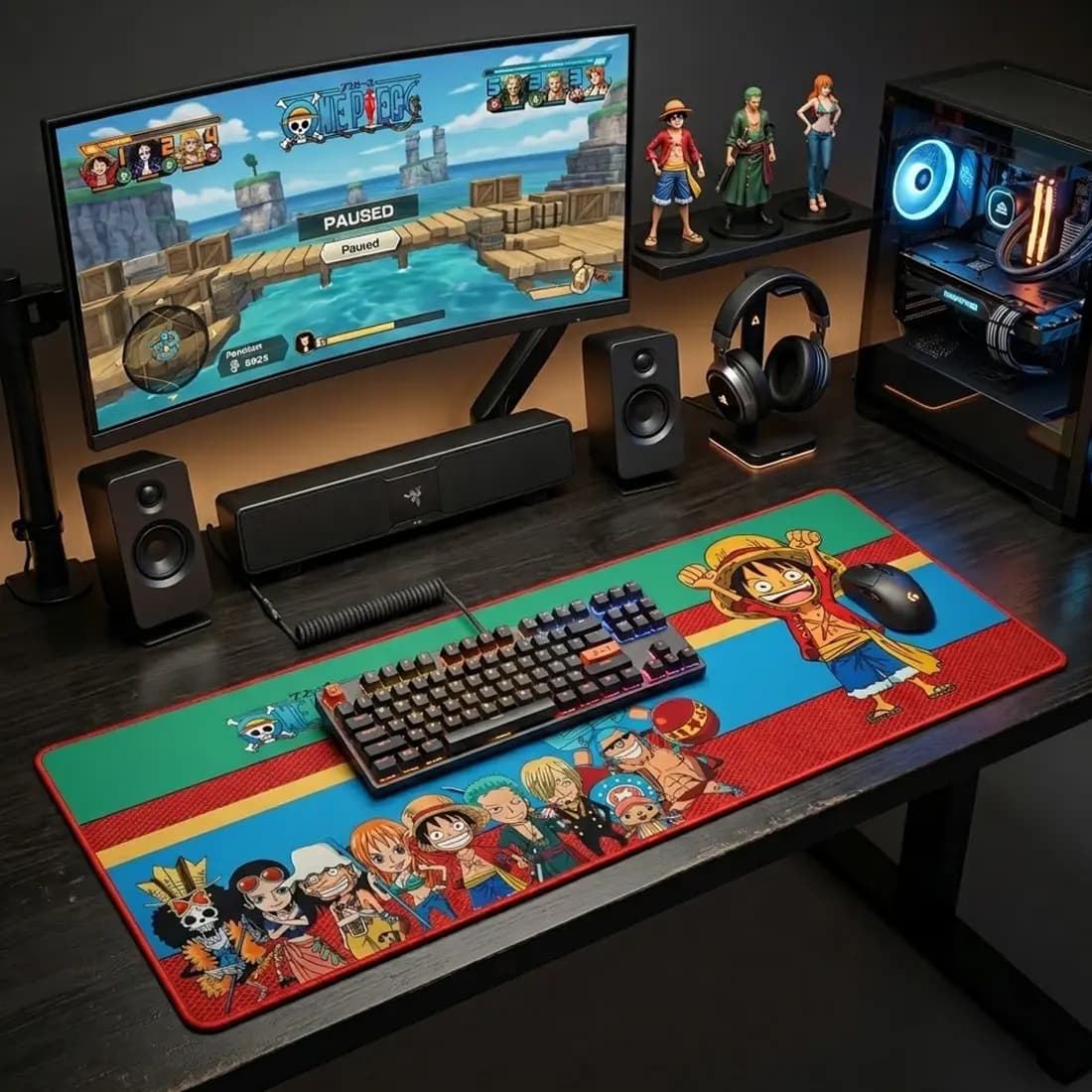 ماوس پد انیمه ای وان پیس مدل 2 One Piece
