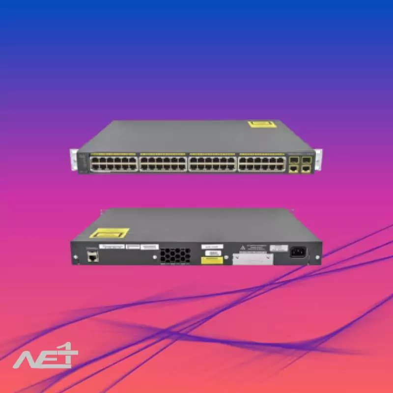 سوییچ شبکه Cisco مدل WS C2960 48PST L — تصویر ۳