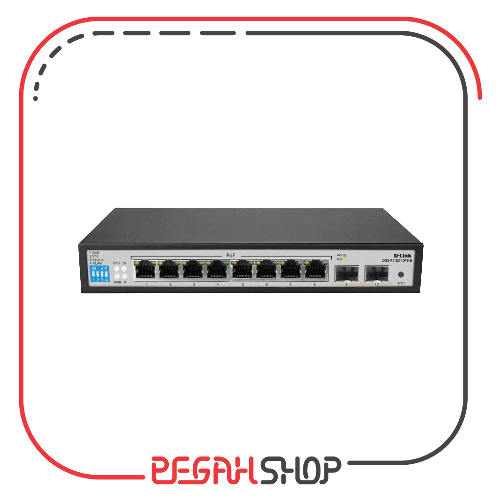 سوییچ شبکه D LINK مدل DGS F1100 10PS E — تصویر ۷
