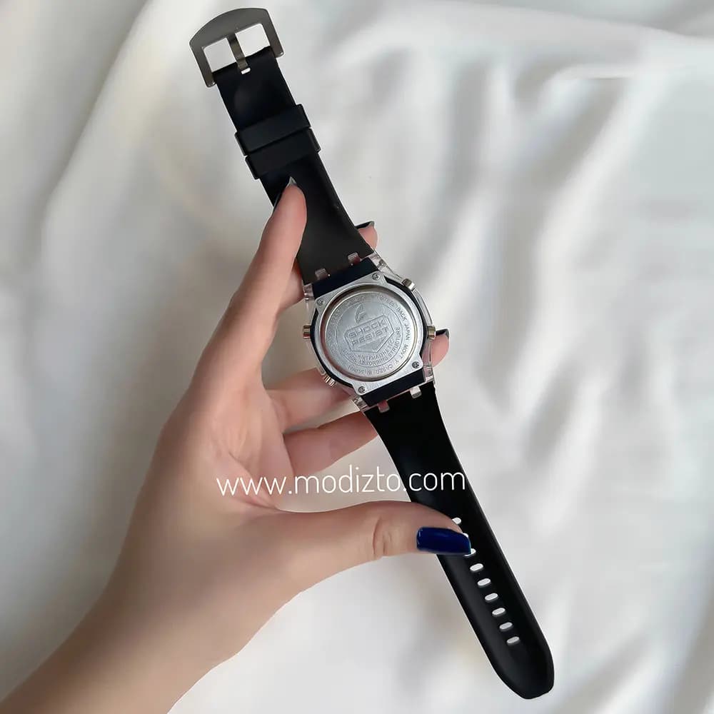 ساعت مچی کاسیو جی شاک پمپی مدل GA-2100 بند مشکی — تصویر ۷