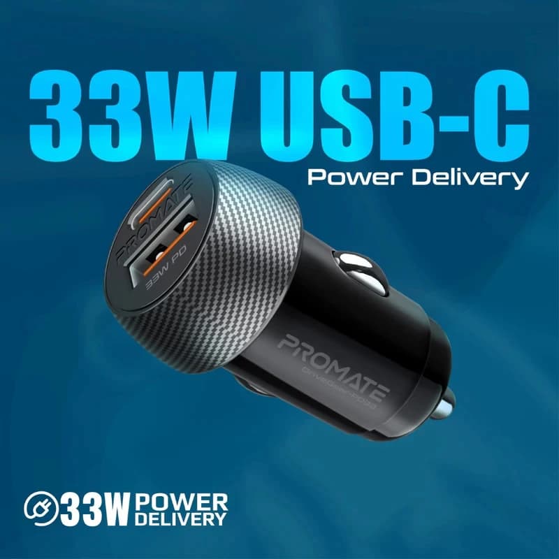 شارژر فندکی ۳۳ وات پرومیت مدل DRIVEGEAR-PD33 — تصویر ۲
