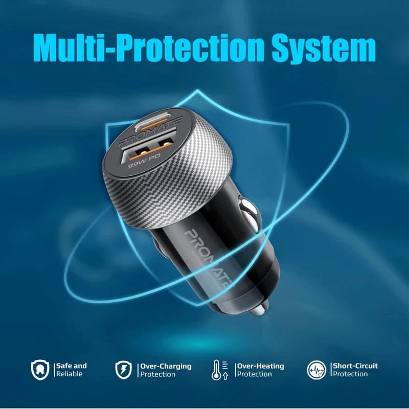 شارژر فندکی ۳۳ وات پرومیت مدل DRIVEGEAR-PD33 — تصویر ۶