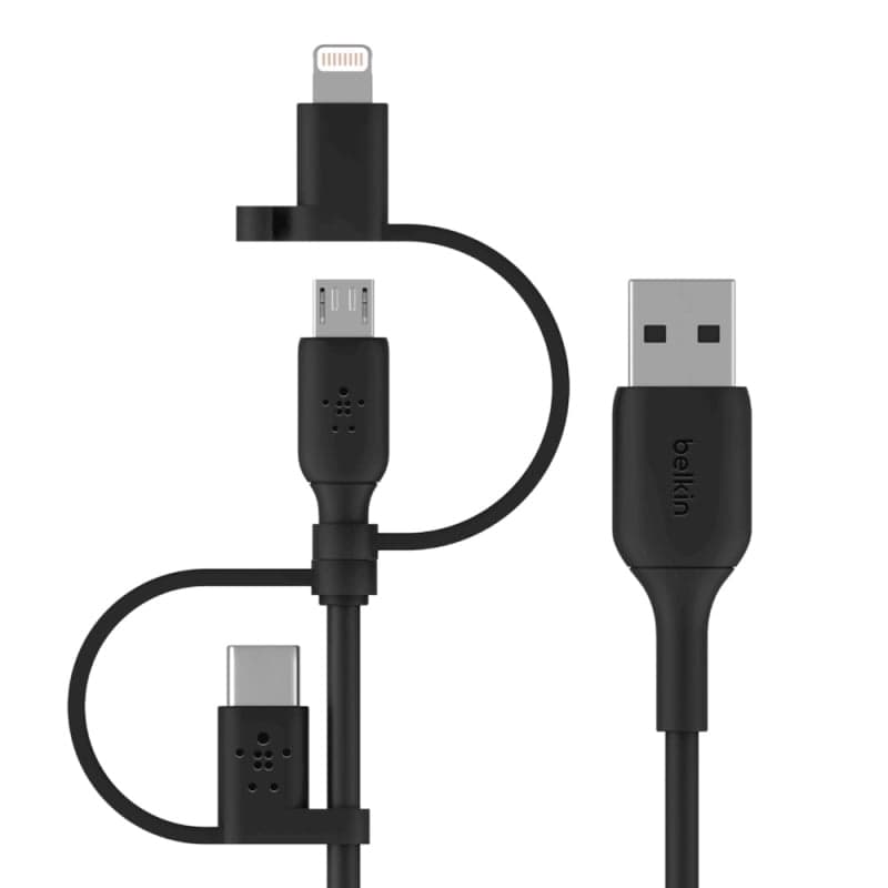 کابل شارژ 3به1 برند بلکین مدل CAC001