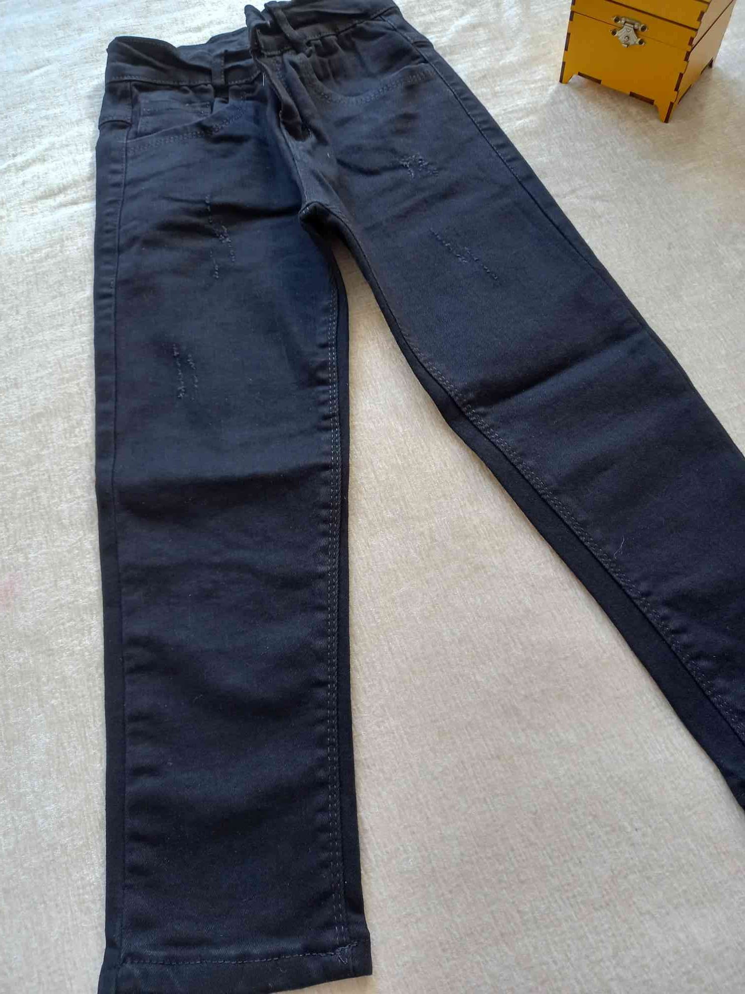 شلوار پسرانه مشگی جین وارداتی سایز 70تا105 K2006073 — تصویر ۴