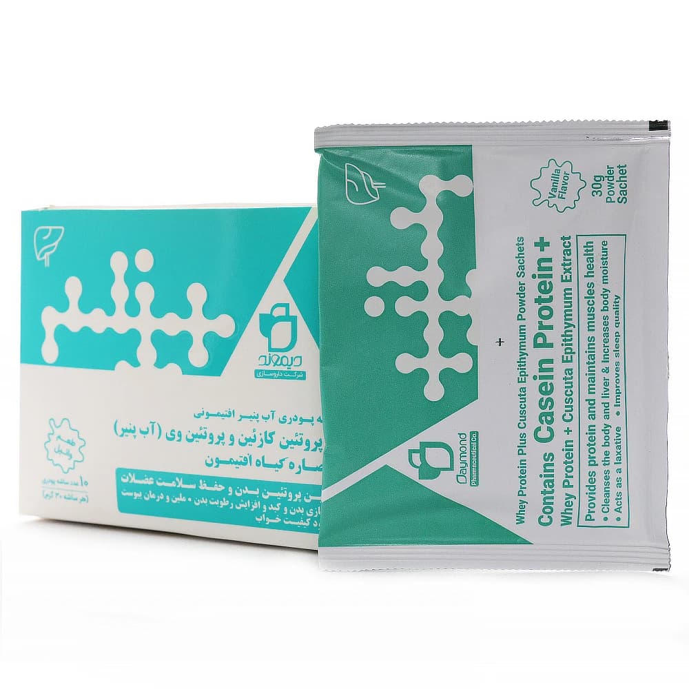 ساشه پودر آب پنیر افتیمونی دیموند 10 عددی وانیلی — تصویر ۲