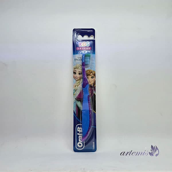 مسواک کودک Oral-B سری Kids مدل Frozen مناسب سن ۳ تا ۵ سال