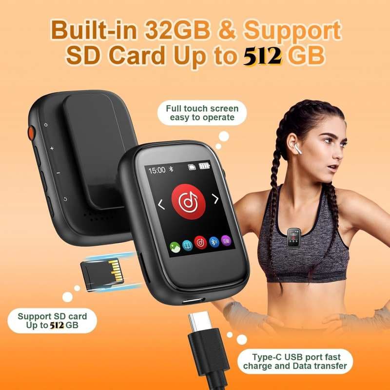 پخش کننده موسیقی MP3 برند Colorcool مدل A3 حافظه ۳۲ گیگابایت — تصویر ۴