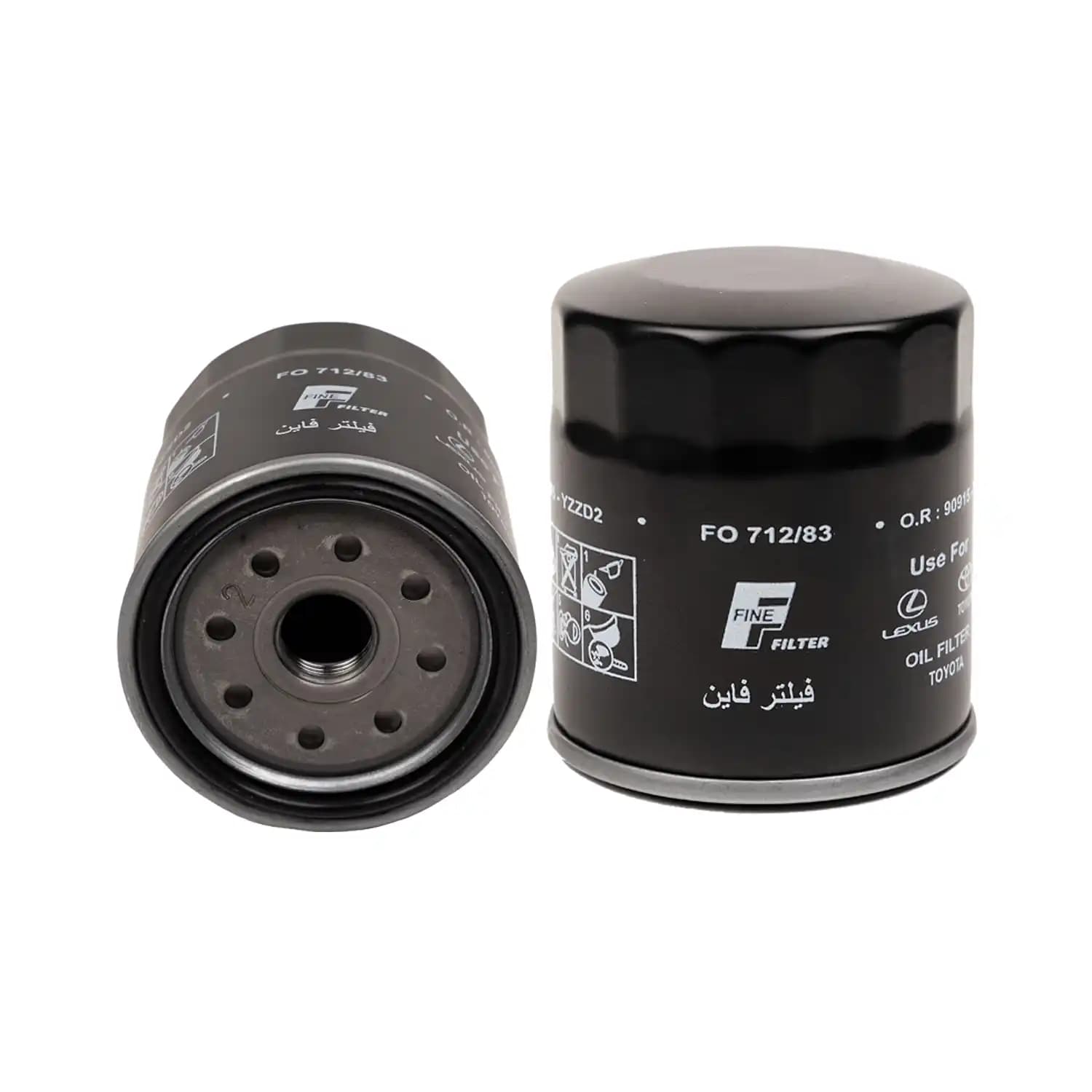 فیلتر روغن خودرو فاین مدل FO712/83 مناسب تویوتا