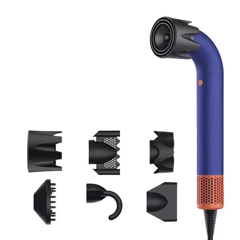 سشوار طرح دایسون مدل HD18 Vinca Blue | قدرت بالا طراحی حرفهای و محافظت حرارتی
