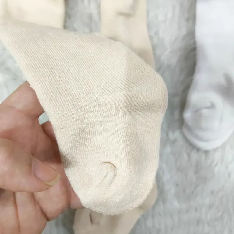 جوراب شلواری توکرکی حوله ای نوزادی دخترانه ترک ضخیم پاییزه نخی نرم لطیف سایز 6 تا 18 ماه — تصویر ۷